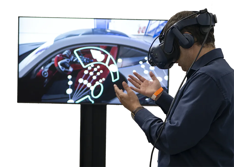 Muestra VR de productos industriales como muebles, artefactos, automóviles entre otros